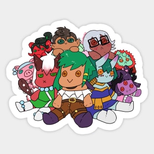 Plushie friends Sticker